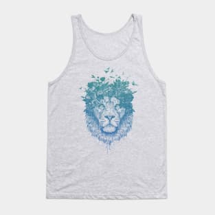 Floral lion Tank Top